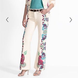 Johnny Was flare jeans, size 32, new